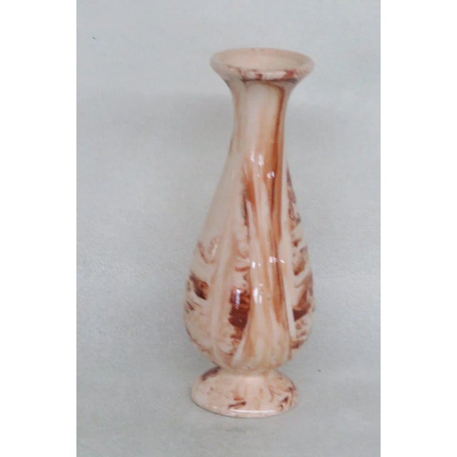 Sitka Clay Brown Marbled Small Bud Vase For Sale - Image 12 of 12