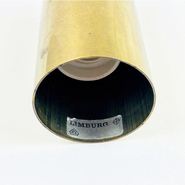 Mid-Century Bubble Glass & Brass Ceiling Light by Helena Tynell for Limburg, Germany, 1960s For Sale - Image 11 of 12