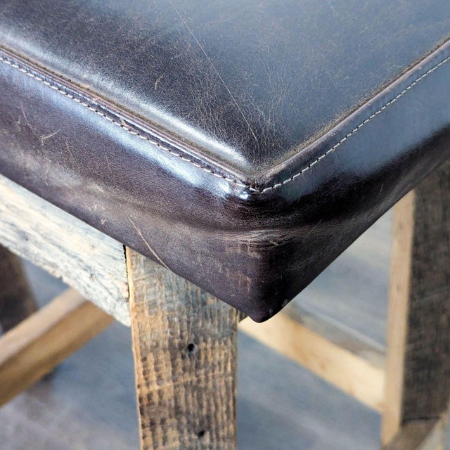 Brown Set of Four Timeless Journey Stools For Sale - Image 8 of 9
