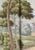 Not Yet Made - Made To Order 36" * H96" * 3ps,‌ Hand-Painted Vintage Art Wallpaper, French Luxury Decorative Wallpaper For Sale - Image 5 of 5