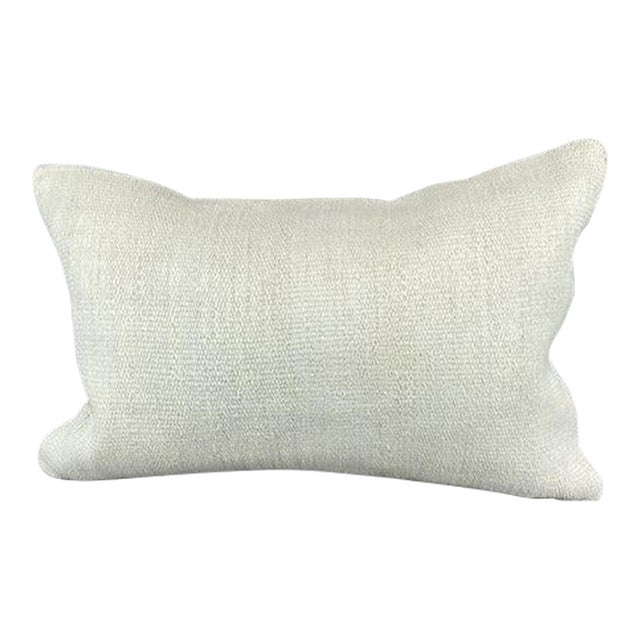 16 x 24 Hemp Pillow Turkish Cushion Natural White Pillow Cushion Cover For Sale