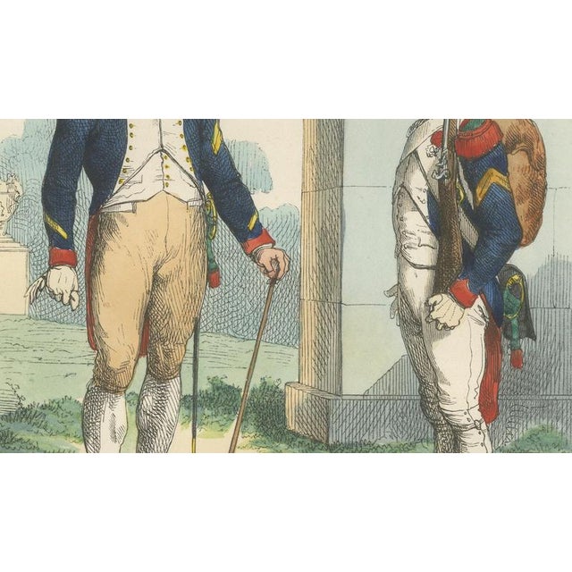 After Horace Vernet, Chasseurs à Pied of the Imperial Guard, 1843, Paper For Sale - Image 3 of 10