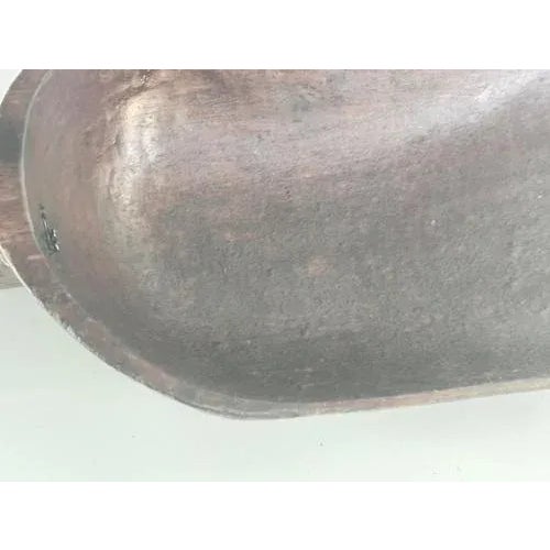 Brown Hand-Carved Brown Grain Shovel, England, 19th Century For Sale - Image 8 of 9