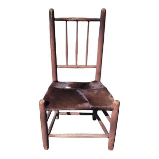 19Thc Original Red Painted Child's Chair For Sale