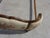 Brown Sleigh Bed in Wood and Jacquard Fabric, 1950 For Sale - Image 8 of 18