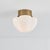 Hudson Valley Lighting Hudson Valley Lighting Seabrook 11.25 in. 1 Light Flush Mount in Historic Bronze Finish For Sale - Image 4 of 11