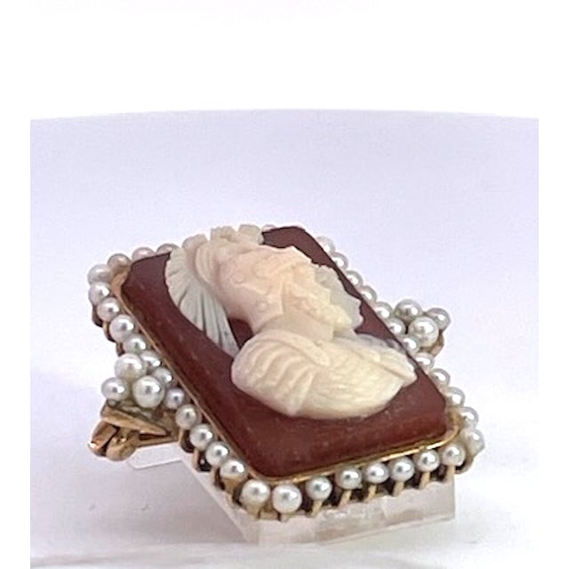 Late 19th Century Late 19th Century Agate Cameo Finely Detailed Mars and Bellona For Sale - Image 5 of 9