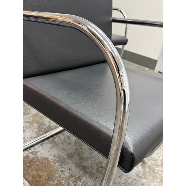 Casprini Tubular Brno Style Armchairs, Set of Four For Sale - Image 9 of 12