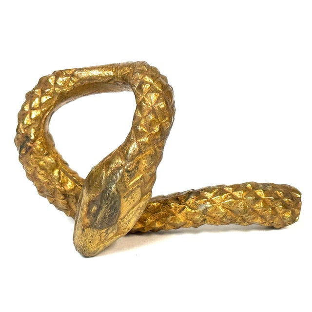 French Art Deco Ormolu Serpent Handle, Stamped LT / 2, circa 1925–1935 For Sale - Image 10 of 18