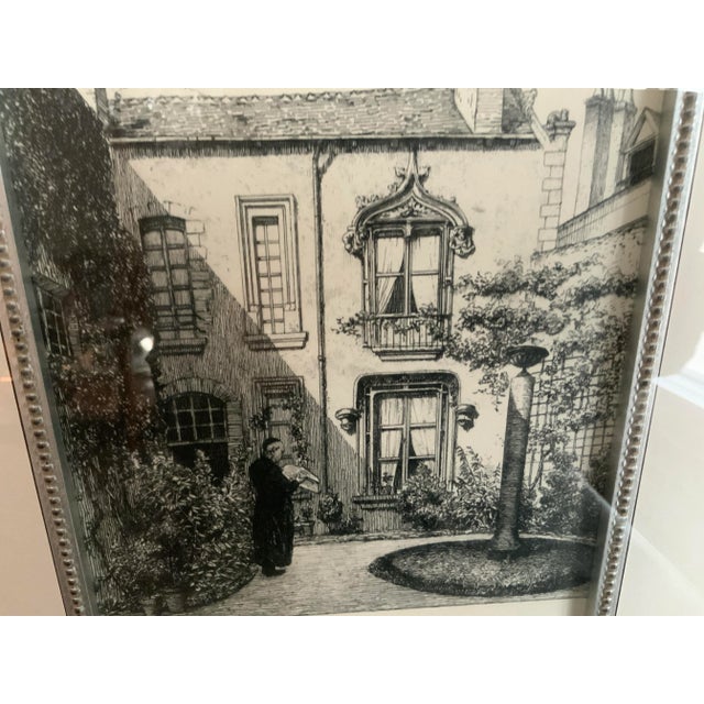 Madison Rue Haute- Framed Etching-France For Sale - Image 4 of 12