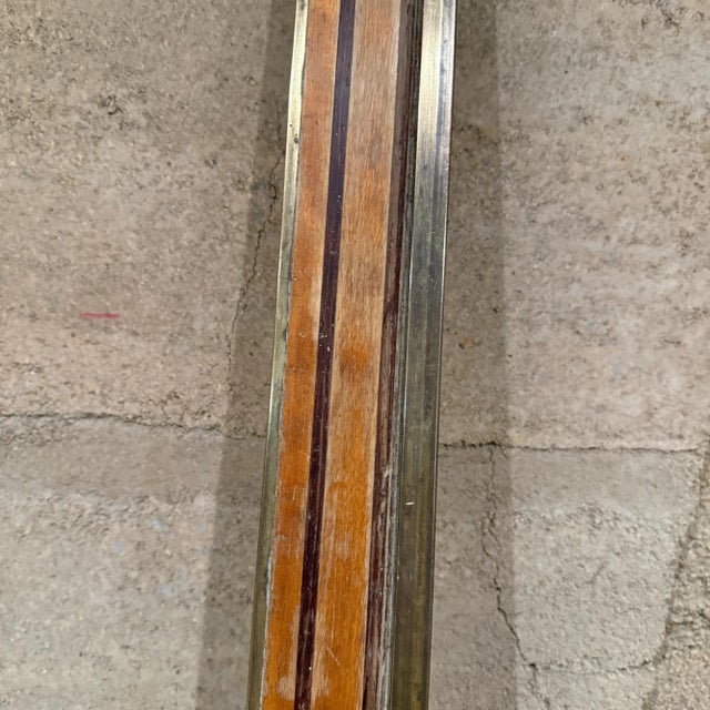 Vintage Antique Ruler Straight Edge 6' Long Wallpaper Toll No 5 For Sale In San Diego - Image 6 of 12