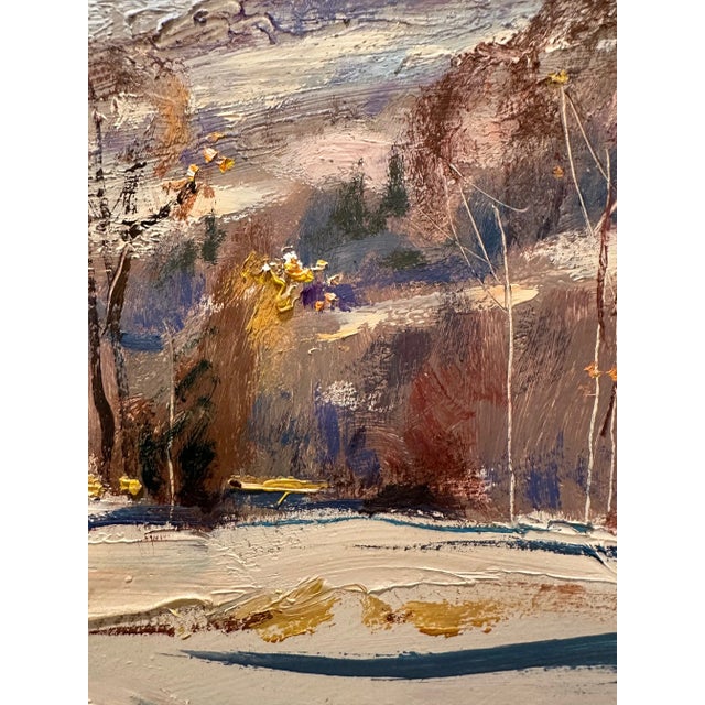 Winter Landscape by Wayne Morrell For Sale In Philadelphia - Image 6 of 11