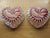 Vintage Hofbauer Byrdes Ruby Cut-to-Clear Crystal Heart Boxes - Pair For Sale - Image 4 of 15