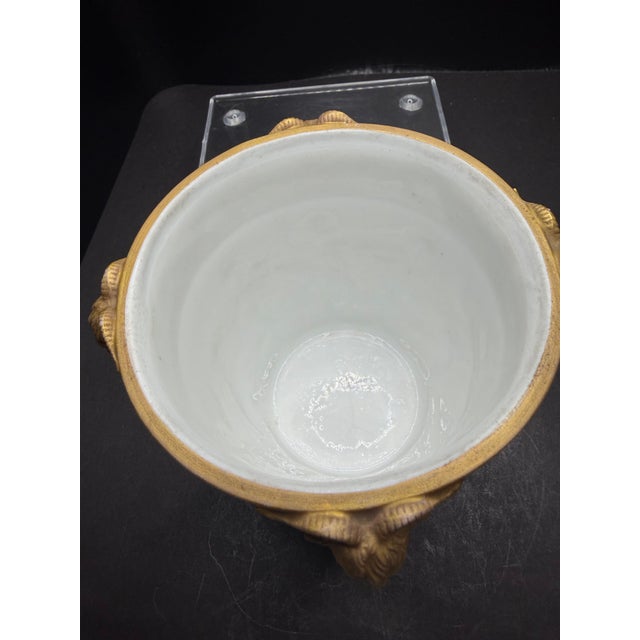 Edmé Samson Antique Sèvres Biscuit Porcelain Cachepot For Sale - Image 4 of 6