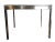 Gold Mid-20th Century Modern Steel Crystal Desk, Italy, 1960 For Sale - Image 8 of 9