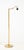 1950s Mid-Century Modern Solid Brass Swing Arm French Floor Lamp For Sale In New York - Image 6 of 12