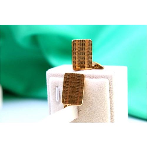 Gold Cufflinks with Reliefs, Set of 2 For Sale - Image 6 of 8