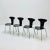 Metal Mid-Century Mosquito Model 3105 Dining Chairs by Arne Jacobsen for Fritz Hansen, 1960s For Sale - Image 7 of 11