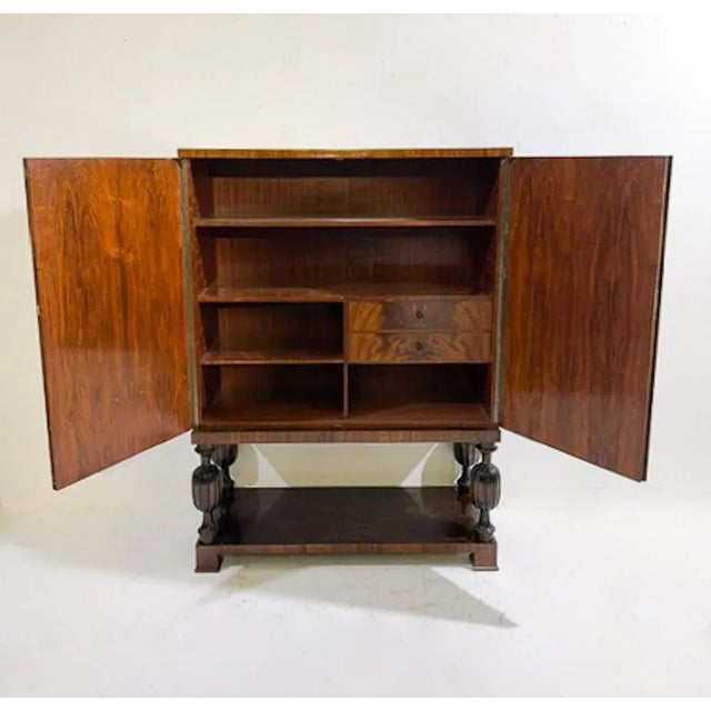 Mid-Century Swedish Wooden Cabinet, 1940s For Sale - Image 6 of 8