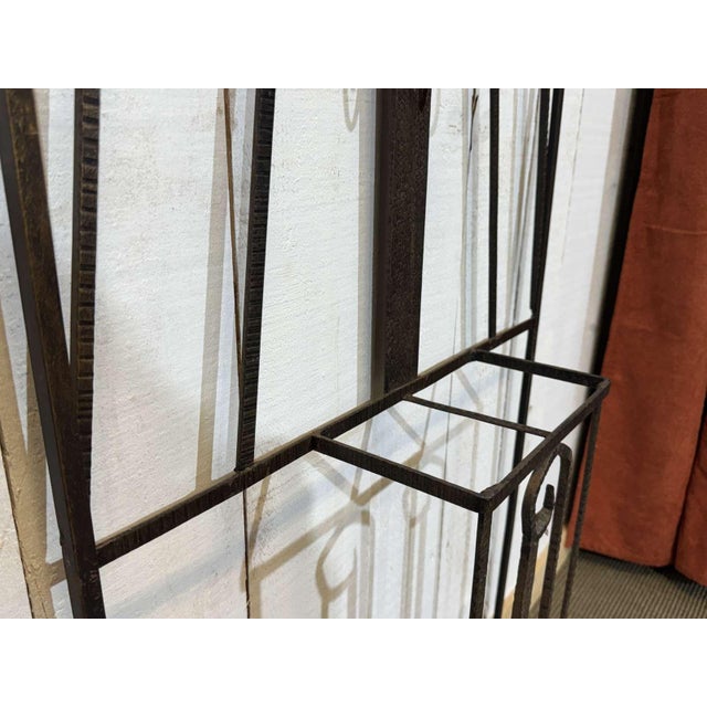 Art Deco Iron Coat Rack, 1960s For Sale - Image 3 of 13