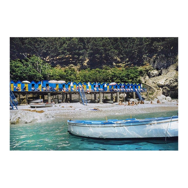 Toni Frissell 'Capri Boat' Archival Pigment Print Framed in Black For Sale