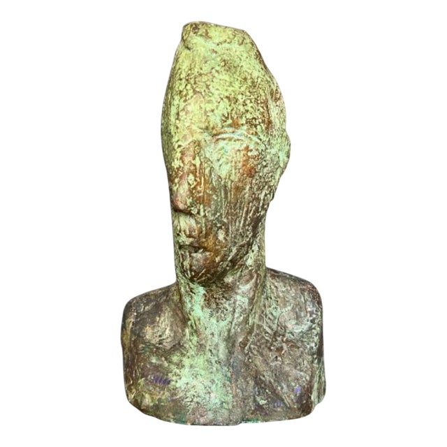 Bronze Faun Head Bust Sculpture by Pablo Alonso Herraiz, Seville, Malaga, 1994 For Sale