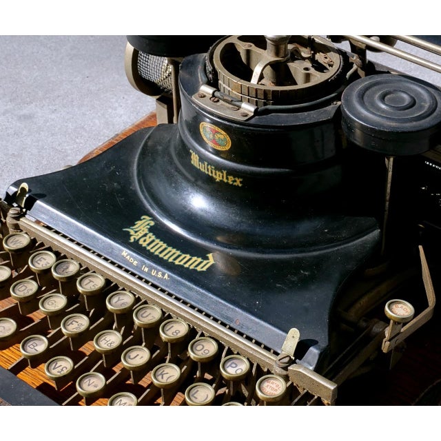 Antique Typewriter from Hammond Multiplex, USA, 1915 For Sale - Image 12 of 16