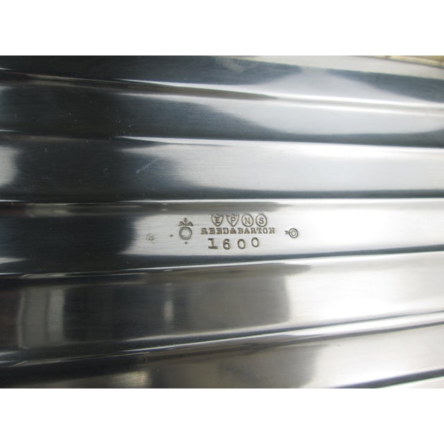 1936 Belle Kogan Reed & Barton Art Deco Serving Tray For Sale - Image 12 of 12