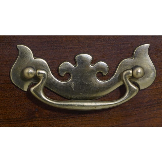 Brown Stickley Cherry 2 Over 5 Drawer High Chest For Sale - Image 8 of 17