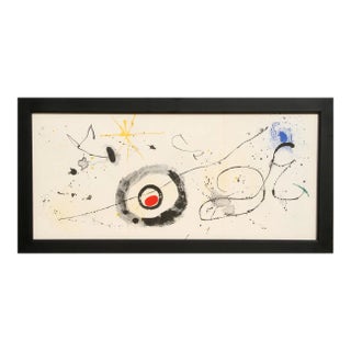 Derriere le Miroir 5, Joan Miro Lithograph For Sale
