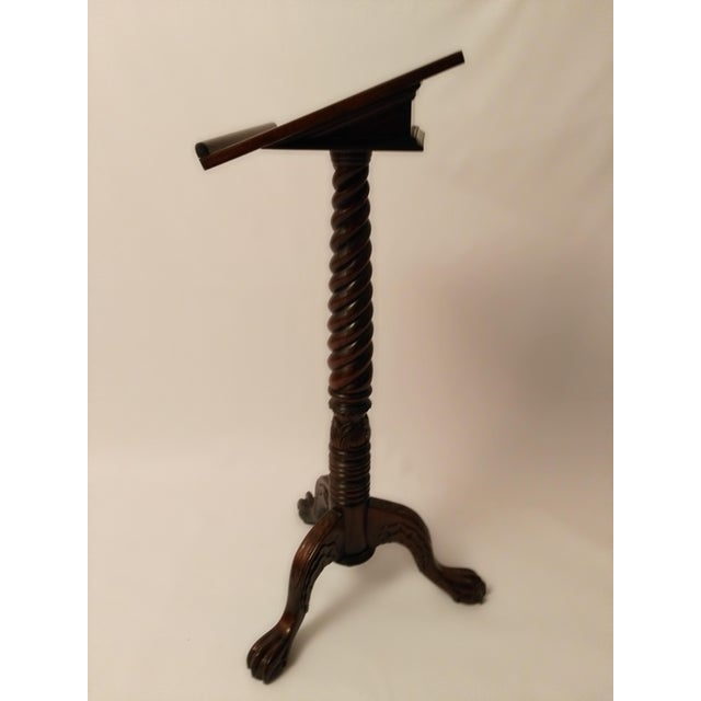 Mahogany Music Book Stand Chairish