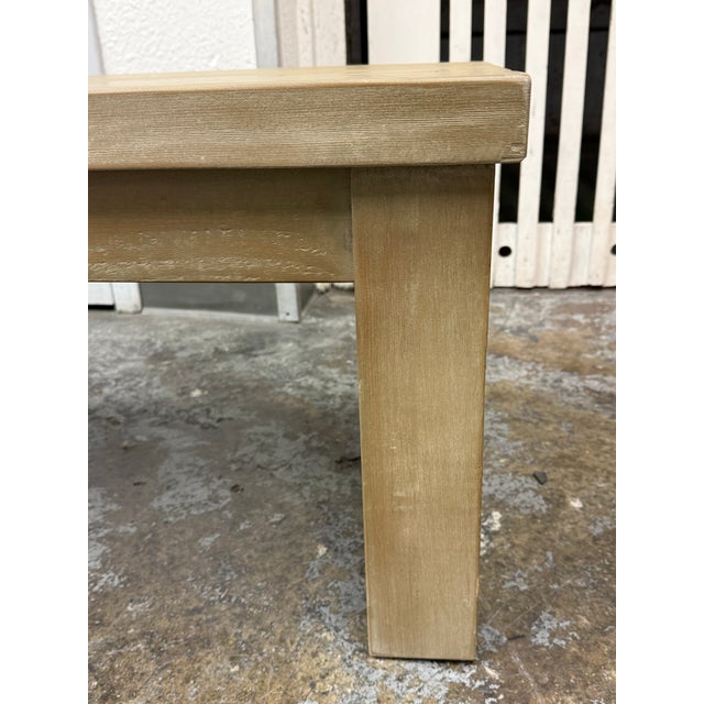 Brown Theo Eichholtz for Restoration Hardware Parsons Bench For Sale - Image 8 of 12