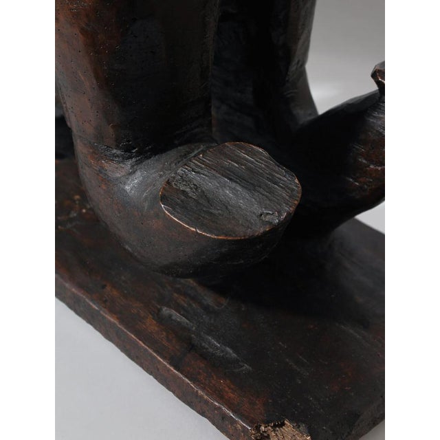 1930s Large African Ashanti Figural Stool, 1930s For Sale - Image 5 of 8