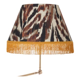 Mind the Gap Zebrato Marrone Lampshade, Large For Sale