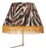 Mind the Gap Zebrato Marrone Lampshade, Large For Sale