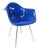 Eames Blue Arm Shell Chair by Herman Miller For Sale