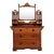 Liberty & Co. Antique English Mission Oak Arts & Crafts Vanity Dresser With Mirror, Circa 1900 For Sale