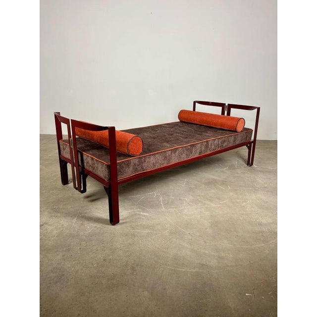 Vanessa single bed by Tobia Scarpa for Simon, Italy, 1960s Vanessa single bed, designed by Tobia Scarpa for Simon, has a...