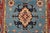 Kazak Runner 2’8” X 9’9” Blue Wool Tribal Hand-Knotted Oriental Rug For Sale - Image 9 of 13
