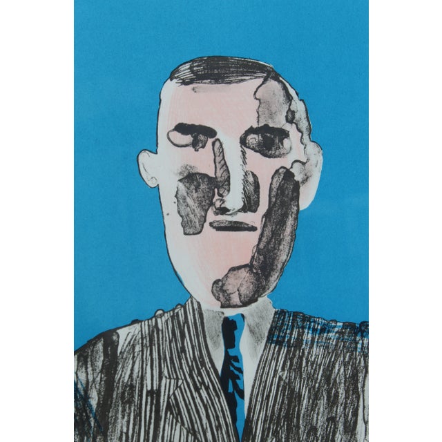 1966 Vintage "David Hockney" Galerie Sedar Exhibition Poster For Sale - Image 4 of 5