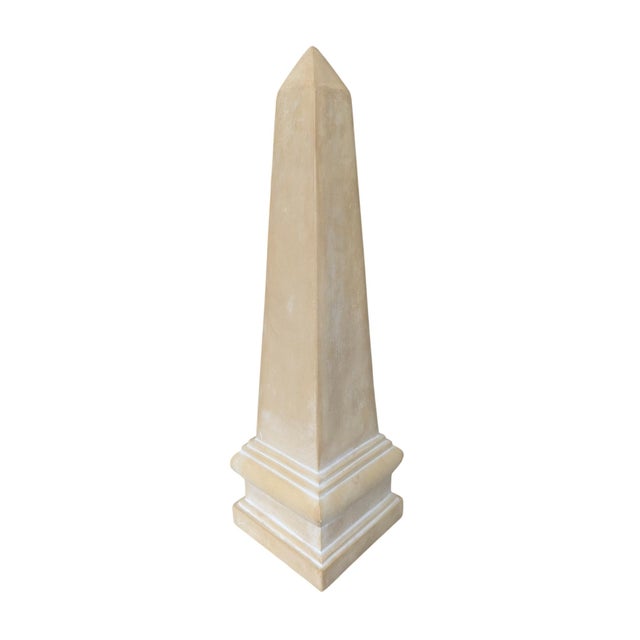 Vintage Large-Scale Obelisk Statue For Sale In Charlotte - Image 6 of 16