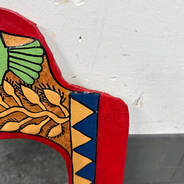 Napelese Hand Crafted Wall Mirror For Sale - Image 12 of 13