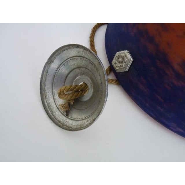 Art Deco Pendant Light by Frères Muller Lunéville, 1890s For Sale - Image 10 of 11