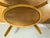 Vintage Rattan Bamboo Two-Tier Oval Serving Table With Removable Tray Top For Sale In San Francisco - Image 6 of 10