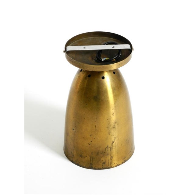 Large Mid-Century Modern Brass Ceiling Lamp, 1950s For Sale - Image 12 of 16