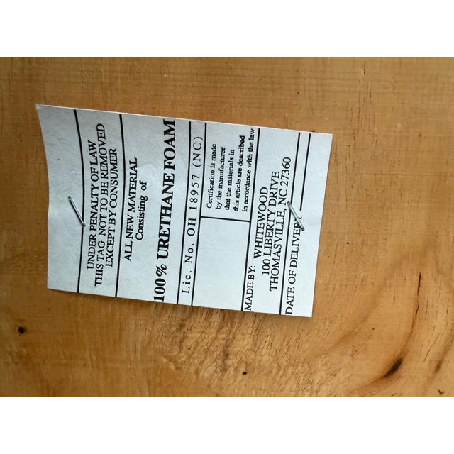 White Wood Furniture Cane Back Farmhouse Chairs - Set of 4 For Sale - Image 12 of 12