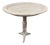 Andrianna Shamaris Tall White Washed Tray Side Table For Sale