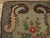 1890s Tan Ecru Floral Folk Art Antique American Hooked Rug 3'0" X 4'0" Handknotted Wool Carpet For Sale - Image 4 of 6