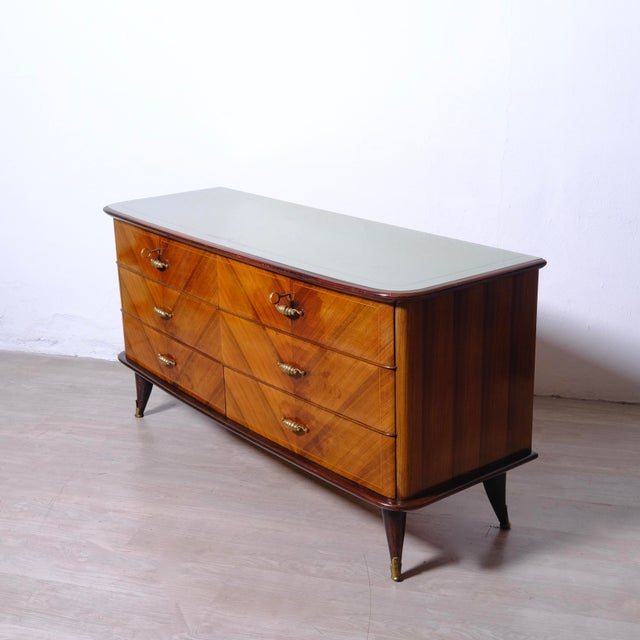 Vintage Italian Como Chest of Drawers, 1950s For Sale - Image 10 of 18