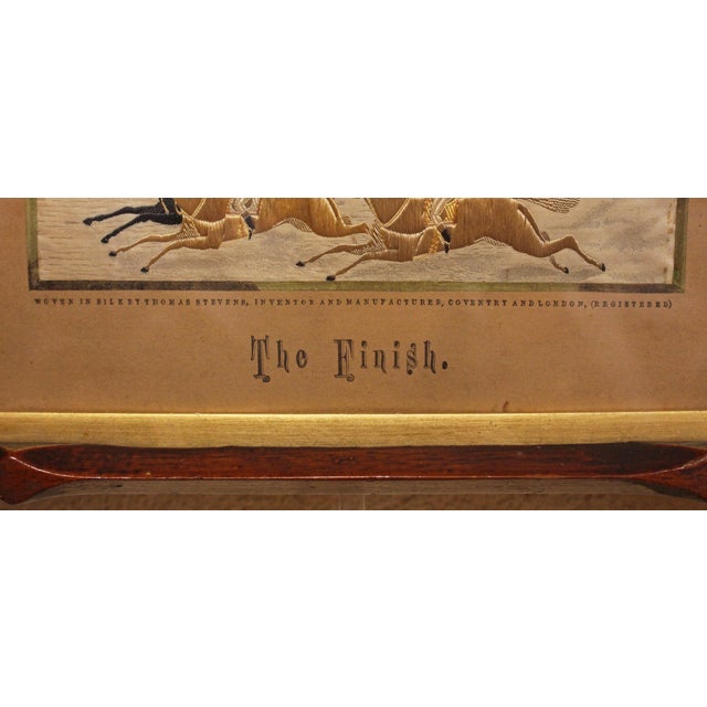 Late 19th Century English Pair of Stevengraph Horse Race Pictures For Sale In Raleigh - Image 6 of 8